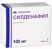 Купить силденафил, таблетки, покрытые пленочной оболочкой 100мг, 4 шт в Богородске