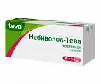 Купить небиволол-тева, таблетки 5мг, 56шт в Богородске