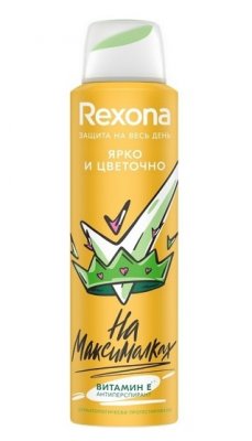 Купить rexona (рексона) антиперспирант-аэрозоль ярко и цветочно, 150мл в Богородске