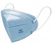 Купить респиратор детский 5-9лет фильтрующий одноразовый без клапана №95/ffp2, 1 шт голубой в Богородске