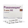 Купить ровамицин, таблетки, покрытые пленочной оболочкой 3млн ме, 10 шт в Богородске