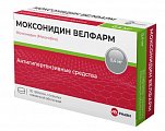 Купить моксонидин велфарм, таблетки покрытые пленочной оболочкой 0,4 мг, 30 шт в Богородске