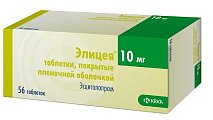 Купить элицея, таблетки, покрытые пленочной оболочкой 10мг, 56 шт в Богородске