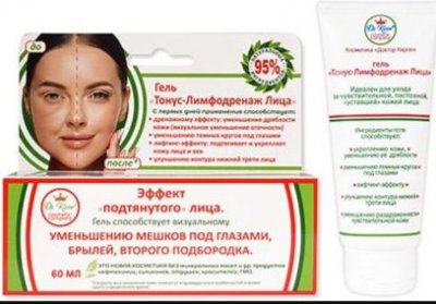 Купить dr. kirov (доктор киров), гель «тонус-лимфодренаж лица»  - туба, 60 мл в Богородске