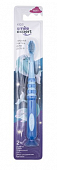 Купить smile expert (смайл эксперт) кидс зубная щетка для детей с присоской 2450 с 2 лет, мягкая, цвет голубой в Богородске