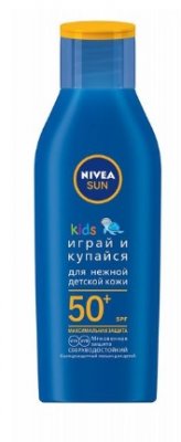 Купить nivea (нивея) sun кидс лосьон солнцезащитный играй и купайся, 100мл spf50+  в Богородске