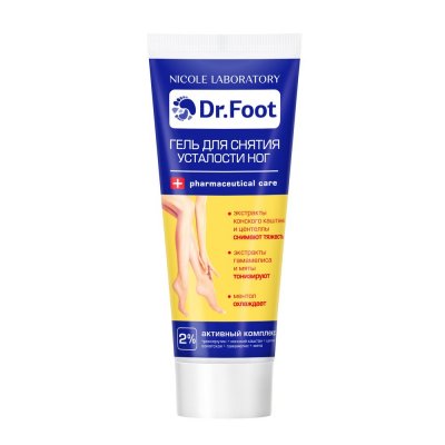 Купить dr. foot (доктор фут), гель для снятия усталости ног, 75мл в Богородске