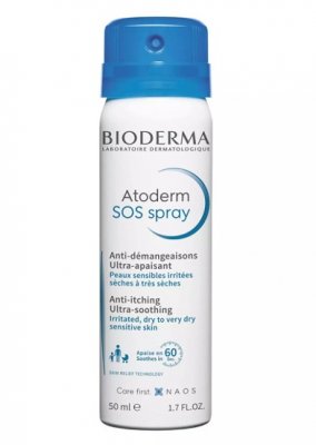 Купить bioderma atoderm sos (биодерма атодерм) спрей для лица и тела 50мл в Богородске