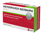 Купить метопролол-велфарм, таблетки 50мг, 60 шт в Богородске