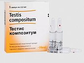 Купить тестис композитум, раствор для внутримышечного и подкожного введения гомеопатический 2,2мл, ампулы 5шт в Богородске