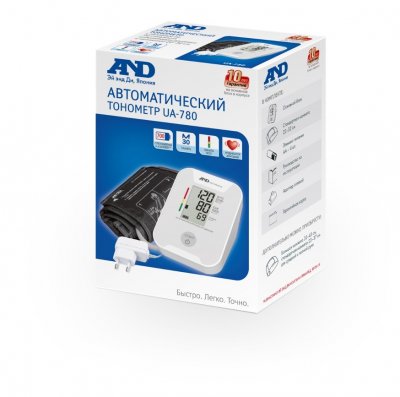 Купить тонометр автоматический a&d (эй энд ди) ua-780 ас, с адаптером, манжета 22-32см в Богородске