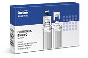 Купить глюкоза буфус, раствор для внутривенного введения 400мг/мл, ампулы 10мл, 10 шт пэт в Богородске