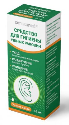 Купить средство для гигиены ушных раковин клиновакс консумед (consumed), 10мл в Богородске