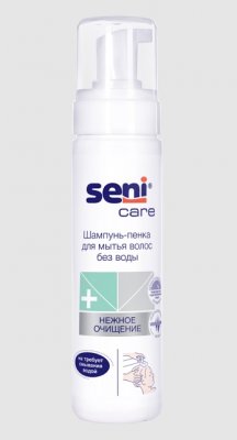 Купить seni care (сени кеа) шампунь-пенка для мытья волос без воды 200 мл в Богородске