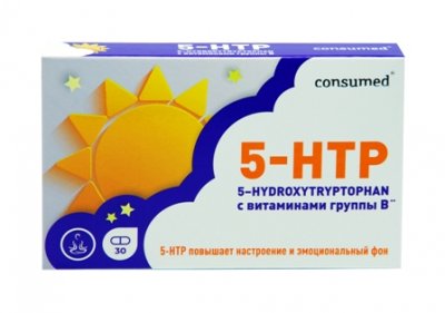 Купить комплекс 5-гидрокситриптофан и витамины группы в консумед (consumed), капсулы 500мг, 30 шт бад в Богородске