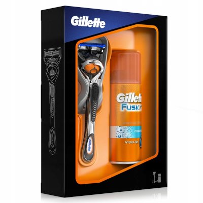 Купить gillette (жиллет) набор: fusion proglide flexball станок для бритья+гель для бритья для чувствительной кожи, 75 мл+чехол в Богородске