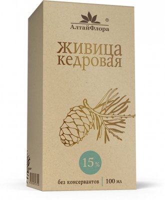 Купить живица кедровая алтайфлора, 15% 100мл (алтайская чайная компания, нпц ооо, россия) в Богородске