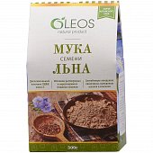 Купить oleos (олеос) мука семени льна, пакет 300г бад в Богородске