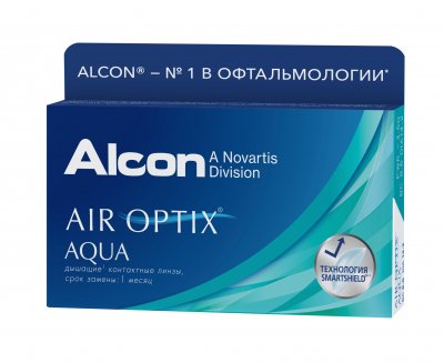 Купить контактные линзы air optix aqua, 6 pk в Богородске