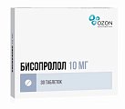 Купить бисопролол, таблетки, покрытые пленочной оболочкой 10мг, 30 шт в Богородске