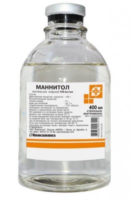 Купить маннитол, раствор для инфузий 15%, флакон 400мл, 12 шт в Богородске