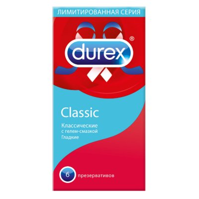 Купить durex (дюрекс) презервативы classic 6шт в Богородске