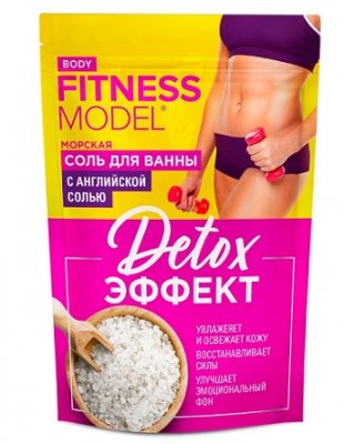 Купить фитокосметик fitness model соль для ванны морская detox-эффект, 500г в Богородске