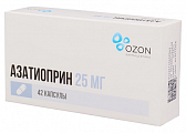 Купить азатиоприн, капсулы 25мг 42шт в Богородске