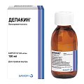 Купить депакин, сироп 57,64мг/мл, флакон 150мл в Богородске