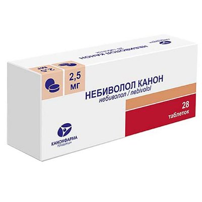 Купить небиволол канон, таблетки 2,5 мг, 28 шт в Богородске