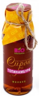 Купить bio national сироп из топинамбура натуральный малина, флакон 250мл в Богородске