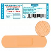 Купить пластырь master uni (мастер-юни) бактерицидный нетканная основа 7,2х1,9см, 10 шт в Богородске
