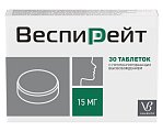 Купить веспирейт, таблетки с  пролонгированным высвобождением 15мг, 30шт в Богородске