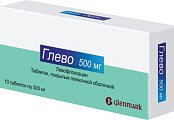 Купить глево, таблетки, покрытые пленочной оболочкой 500мг, 10 шт в Богородске