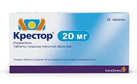 Купить крестор, таблетки, покрытые пленочной оболочкой 20мг, 28 шт в Богородске