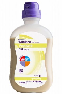 Купить nutrison (нутризон) эдванст пептисорб, смесь для энтерального питания, бутылка 500мл в Богородске