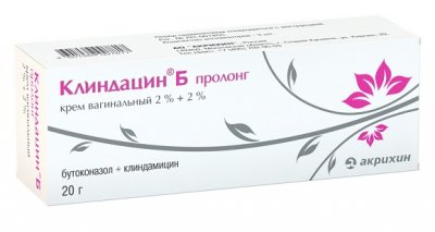 Купить клиндацин б пролонг, крем вагинальный 2%+2%, 20г в Богородске