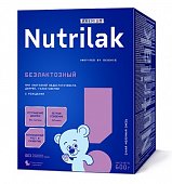 Купить нутрилак (nutrilak) премиум безлактозный молочная смесь с рождения, 600г в Богородске