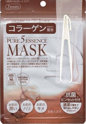 Купить japan gals (джапан галс) маска коллаген pure5 essential, 1 шт в Богородске