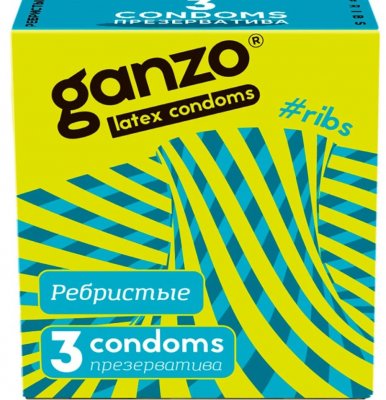 Купить ganzo (ганзо) презервативы рибс 3шт в Богородске