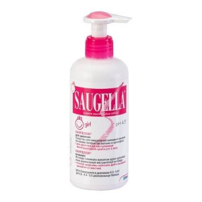 Купить saugella (саугелла) средство для интимной гигиены для девочек с 3 лет girl, 250мл в Богородске