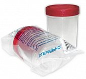Купить контейнер для биопроб стерильный 100мл, в индивидуальной упаковке в Богородске