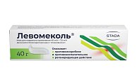 Купить левомеколь, мазь для наружного применения 40 мг/г+7,5 мг/г, 40г в Богородске