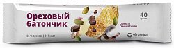Батончик мюсли Витатека орехи и семена тыквица,  40г БАД