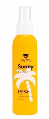 Купить holly polly (холли полли) sunny спрей солнцезащитный для лица и тела spf 50+, 150мл в Богородске