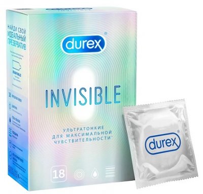 Купить durex (дюрекс) презервативы invisible 18шт в Богородске