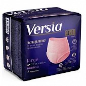 Купить versia (версиа), трусы впитывающие для взрослых ультратонкие размер l, 7 шт в Богородске