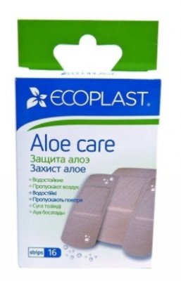Купить ecoplast aloe care набор полимерных пластырей, 16 шт в Богородске