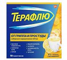 Купить терафлю от гриппа и простуды, порошок для приготовления раствора для приема внутрь, лимонный, пакетики 22,1г, 10 шт в Богородске
