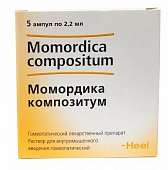 Купить момордика композитум, раствор для внутримышечного введения гомеопатический 2,2мл, ампулы 5шт в Богородске